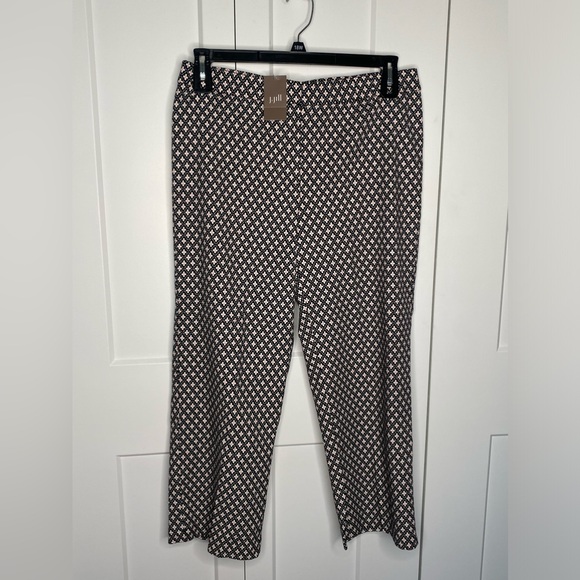J. Jill Pants - J.Jill NWT Floral Daisy Geometric Print Crop Pants Women’s Size 12
